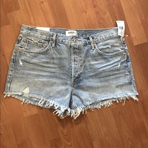 Agolde Parker Frayed Hem Vintage Short *NWT*